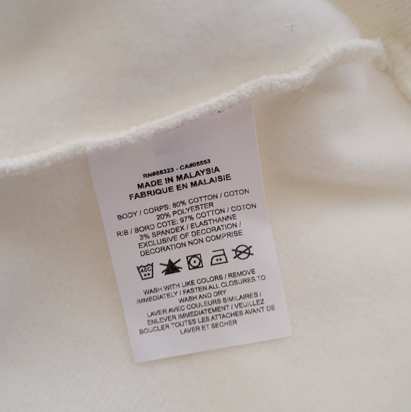 Nike Women's Sportswear Phoenix Fleece Oversized ½-zip Crop Sweatshirt - Sail - Picture 13 of 13